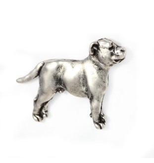 Staffordshire Bull Terrier pin posrebrzony Art-Dog